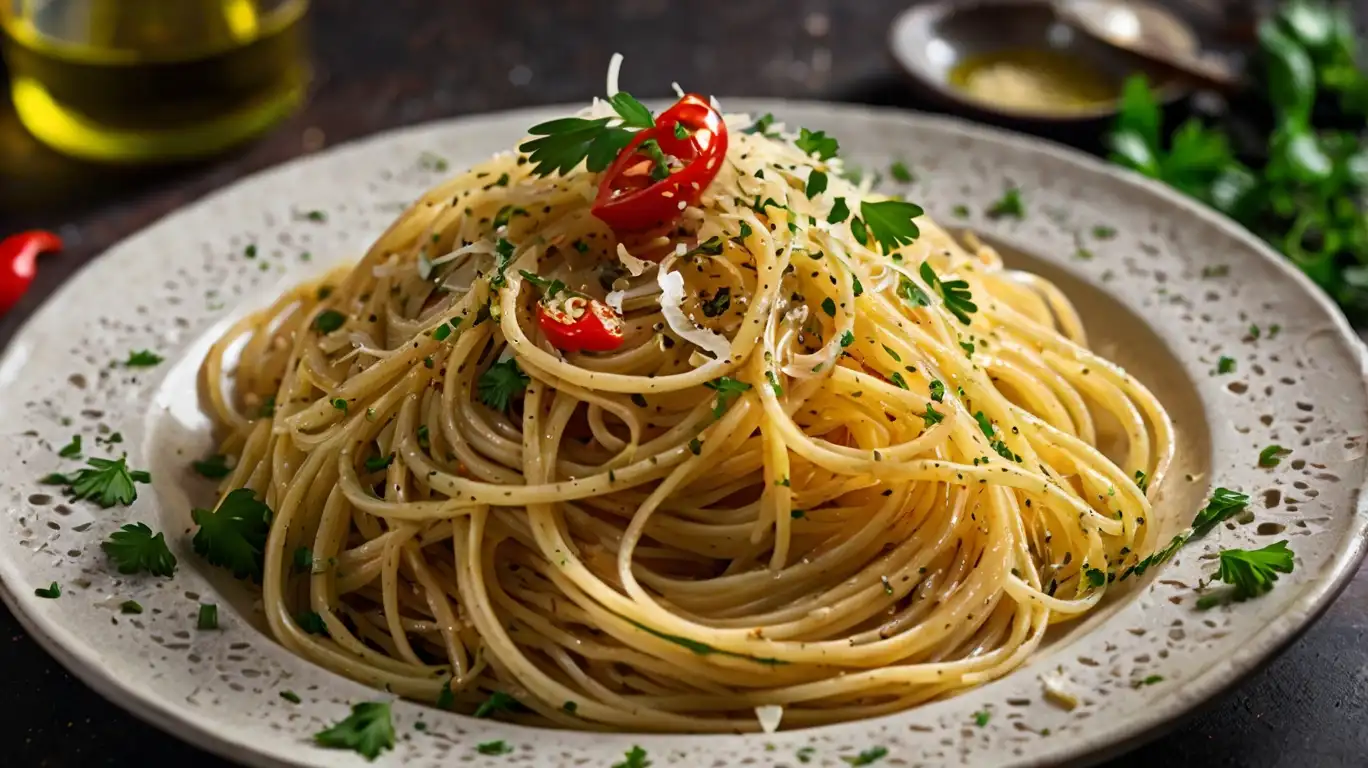 Quick Spaghetti Aglio e Olio