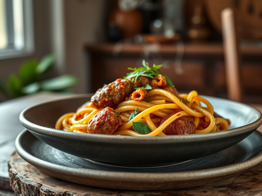 One Pot Sausage Pasta