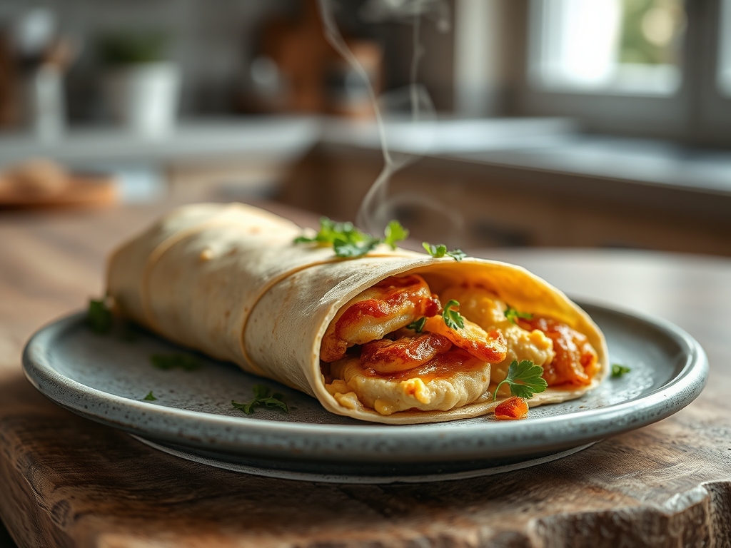Quick Hummus Wrap